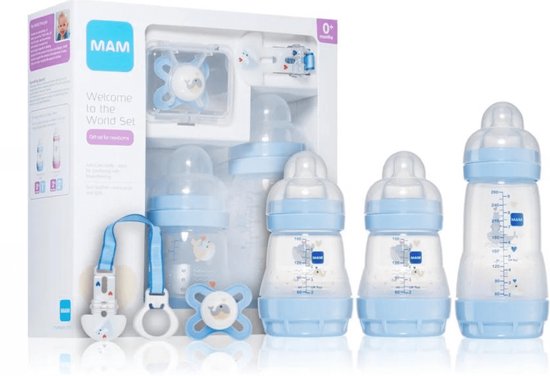 MAM Baby Welkom Wereld Set Blauw 0+ - Afbeelding 2