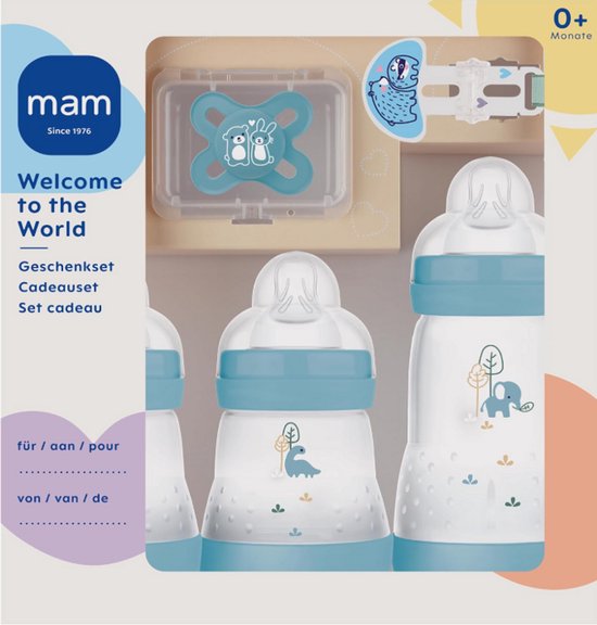 MAM Baby Welkom Wereld Set Blauw 0+ - Afbeelding 3