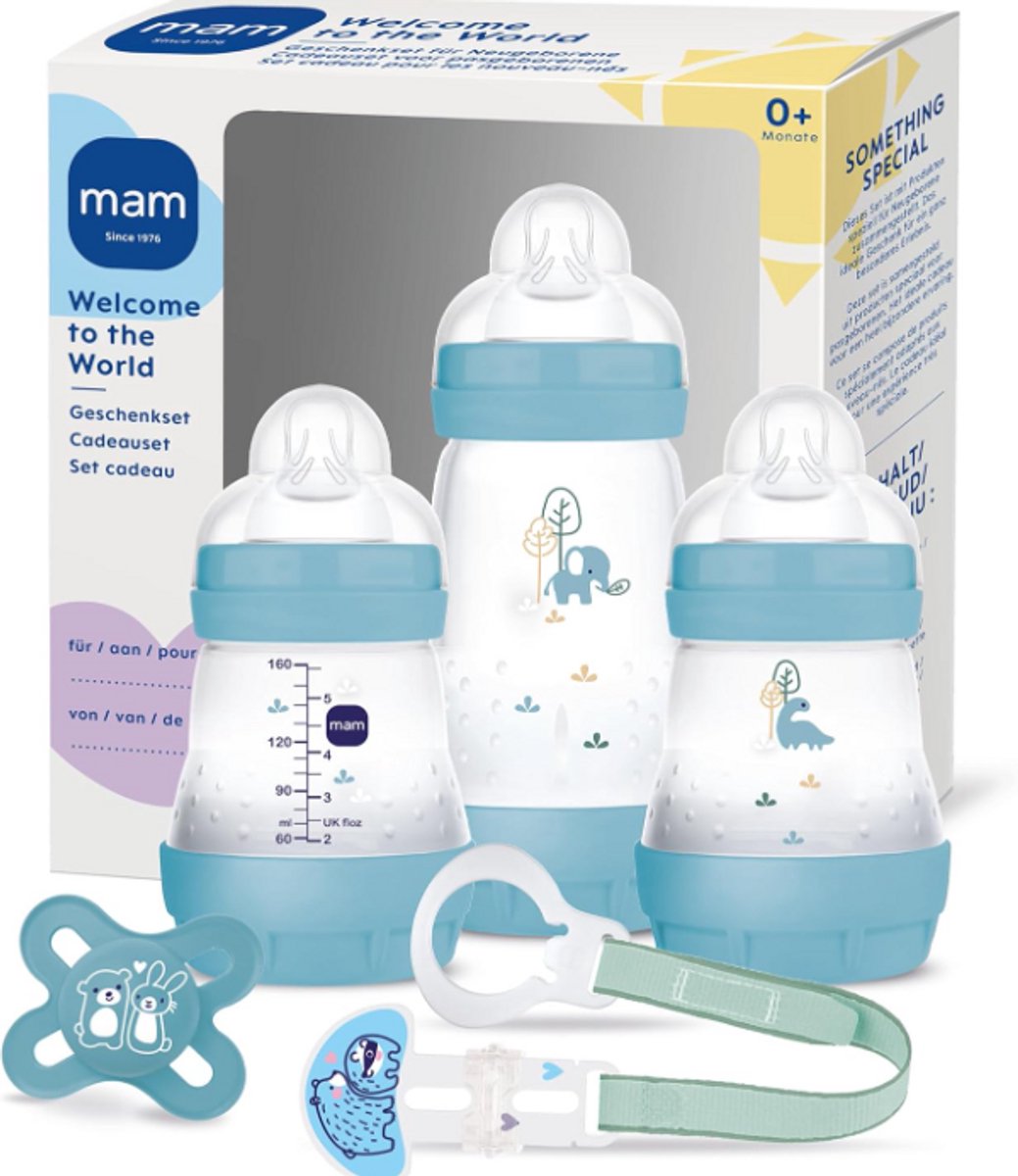 MAM Baby Welkom Wereld Set Blauw 0+