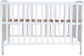 MamaLoes Demi Verstelbaar Ledikant 60x120 cm Wit - Afbeelding 2