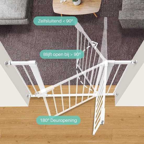 ADSafety Traphek Klembevestiging - 76-103 cm - Natural Wood 3