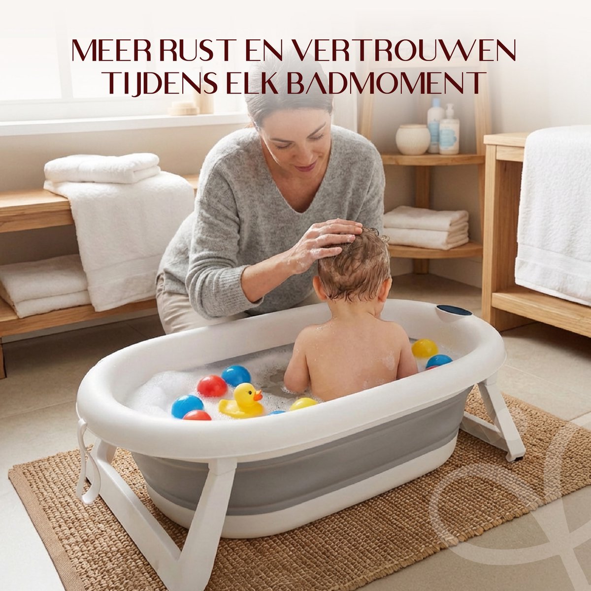 Baby Habits Inklapbare Badset met Thermometer 3