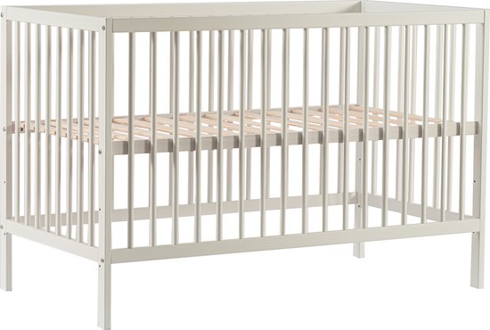 Born Lucky Babybed Mees 60x120 cm - Verstelbaar & Massief Hout 3