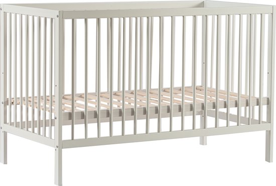 Born Lucky Babybed Mees 60x120 cm - Verstelbaar & Massief Hout 4