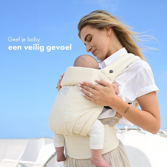 Deryan Amora Baby Draagzak - Cream 4