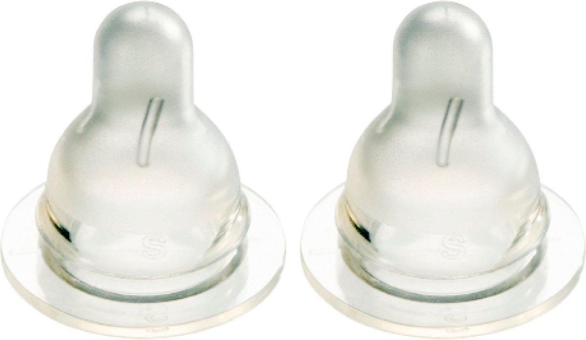Difrax Natural Flessenspeen Large 6+ Mnd - 2 Stuks 1