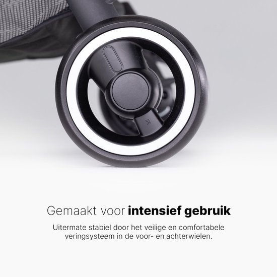 Hamilton by Yoop MagicFold Buggy - Zwart - Tot 22 kg 5