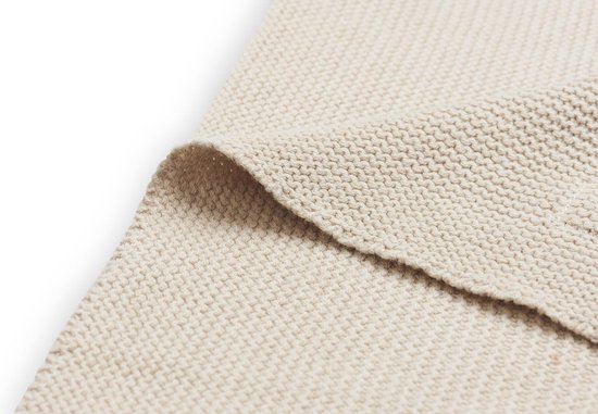 Jollein Basic Knit Ledikantdeken 100x150cm - Nougat 2