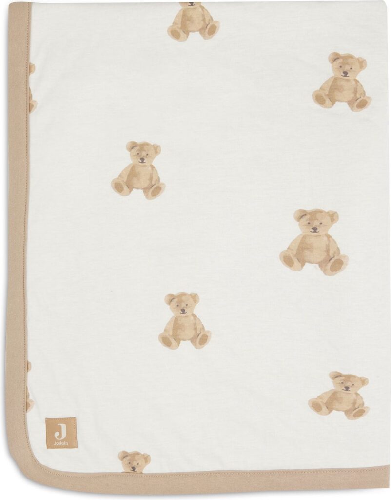 Jollein Teddy Bear Wiegdeken 75x100cm 1