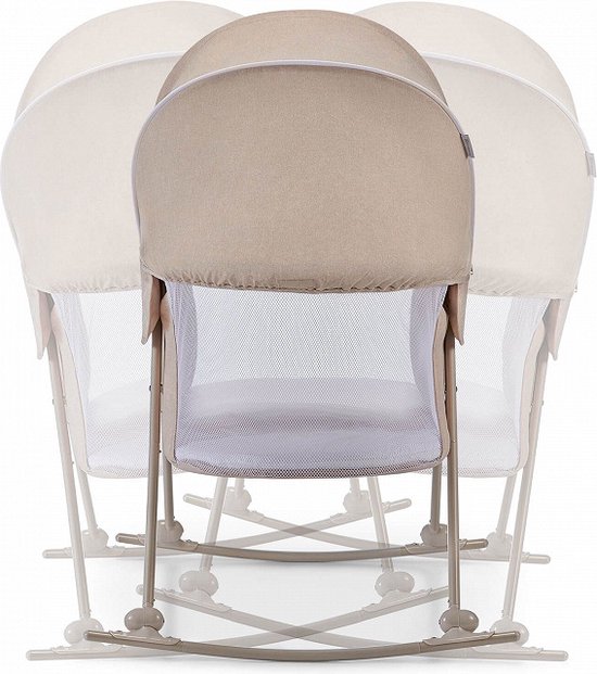 KinderKraft Lovi 3in1 Wieg & Campingbed & Schommelwieg 3