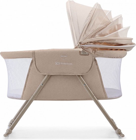 KinderKraft Lovi 3in1 Wieg & Campingbed & Schommelwieg 4