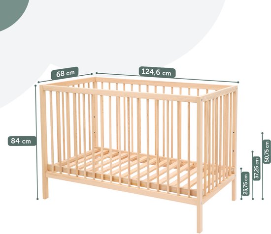 Kukka Ledikant 60x120 Open Natural 3