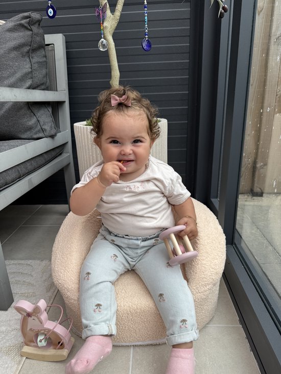 Liefjes & Co Fluffy Teddy Sofa - Beige Kinderfauteuil 3
