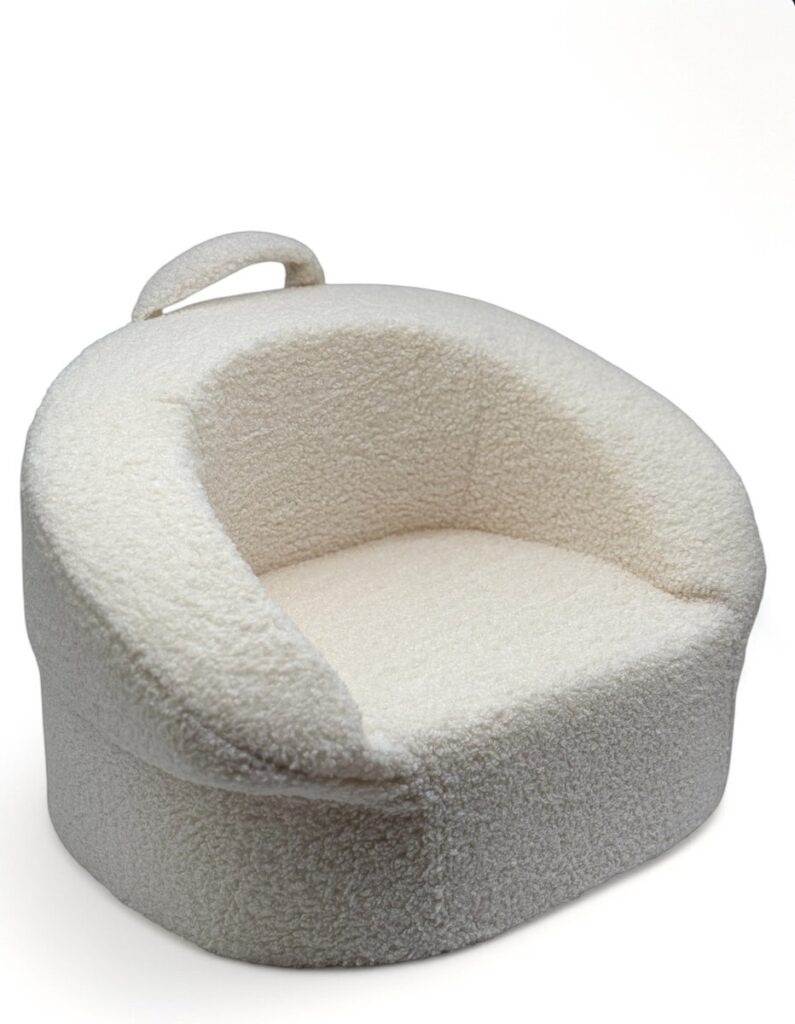 Liefjes & Co Fluffy Teddy Sofa - Kinderfauteuil - Wit 1