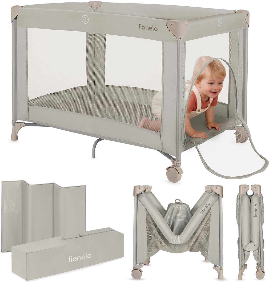 Lionelo Amelie 3-in-1 Campingbedje 1