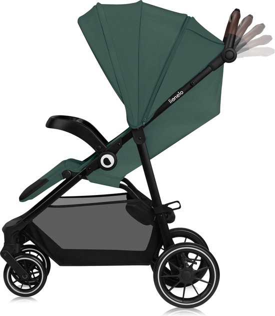 Lionelo Emma One Buggy - Tot 22 kg - XXL Kap - EVA Wielen 3