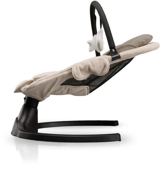Luvion Baby Swing Beige - Elektrische Wipstoel met Wasbare Hoes 2