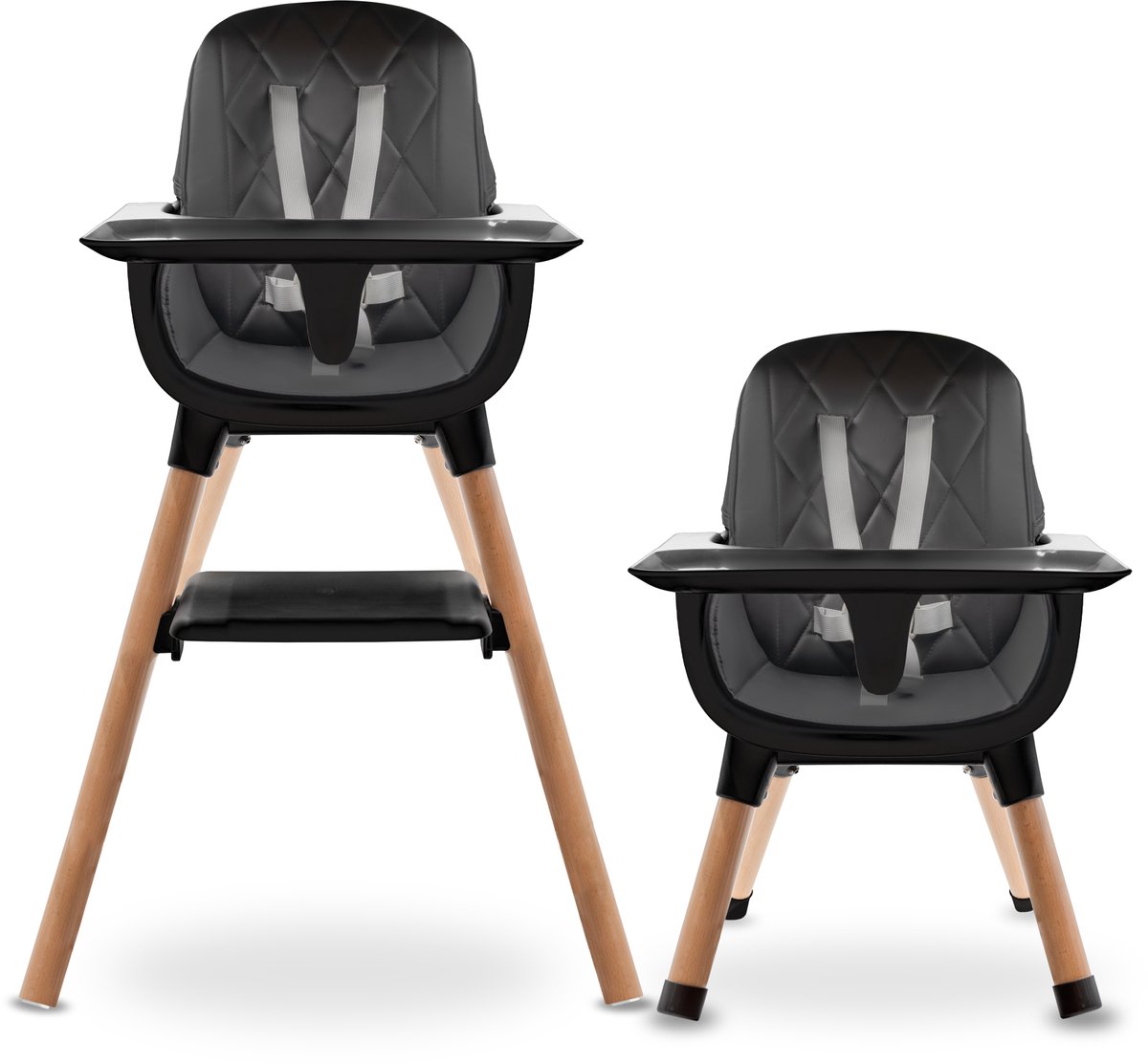 Luvion Kinderstoel - High Chair Zwart 1