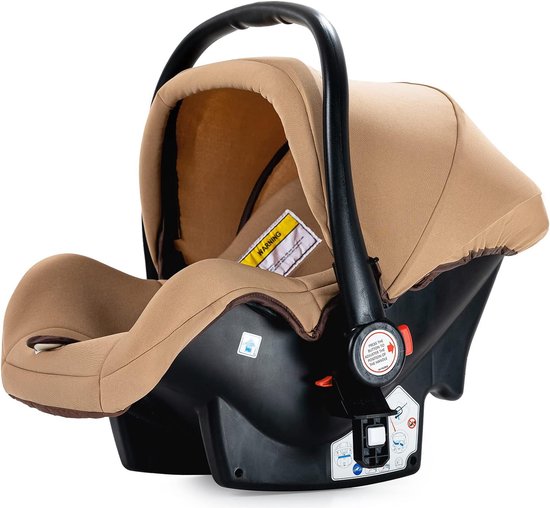 Luxe 3-in-1 Kinderwagen Khaki/Bruin - Merkloos 3