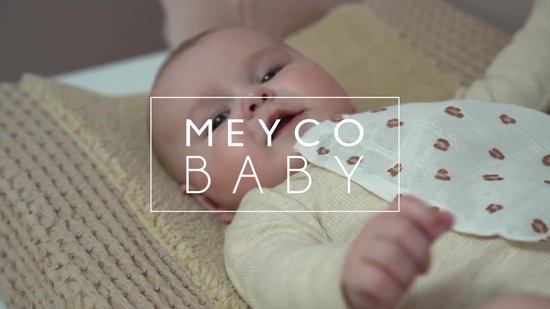 Meyco Wafel Teddy Wiegdeken 75x100cm - Sand - 2.0 TOG 2