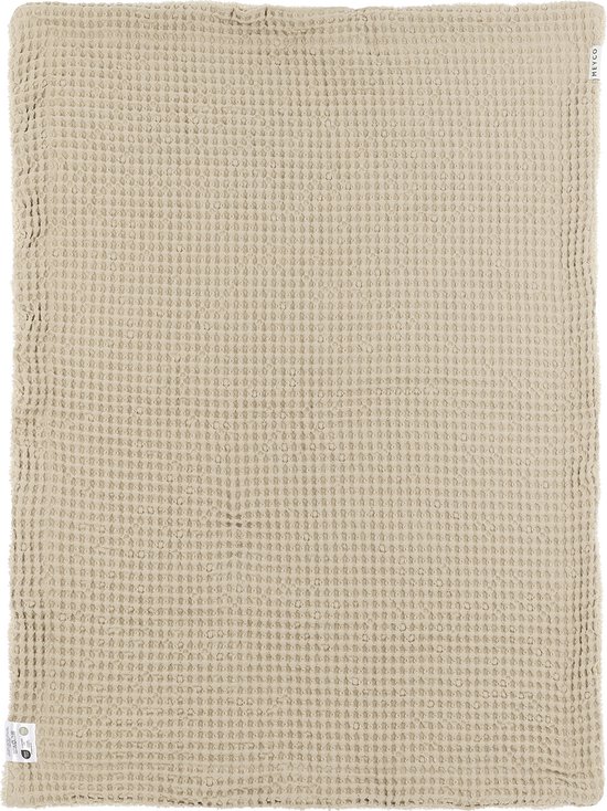 Meyco Wafel Teddy Wiegdeken 75x100cm - Sand - 2.0 TOG 4
