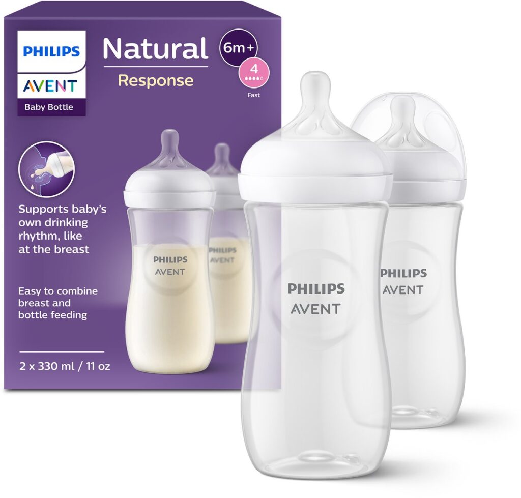 Philips Avent 2-pack Natural Response 330ml Babyflessen 1