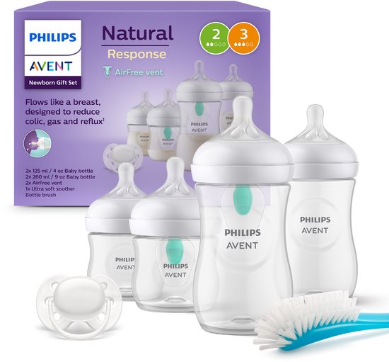 Philips Avent Anti-Koliek Startersset 5-delige Flessen SCD657/11 2