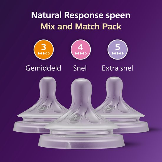 Philips Avent Natuurlijke Flessenpenen - Snelheid 2 stuks 4