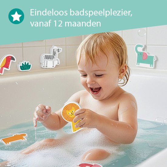 SES Creative Safari Badspeelgoed - 14 Foam Dieren 3