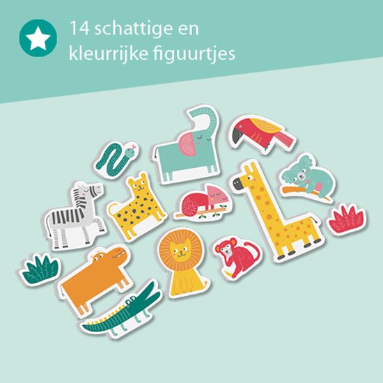 SES Creative Safari Badspeelgoed - 14 Foam Dieren 5