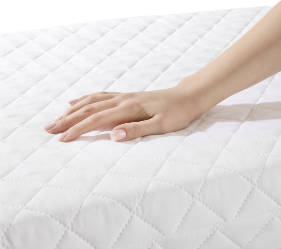 Sleep&Love 2-in-1 Babybedje met Matras & Lade - 120x60 cm - Wit 2