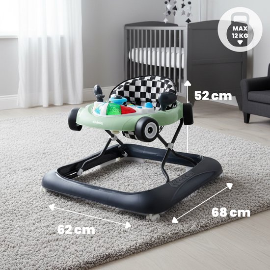Sun Baby Loopstoel Salie-Zwart 5