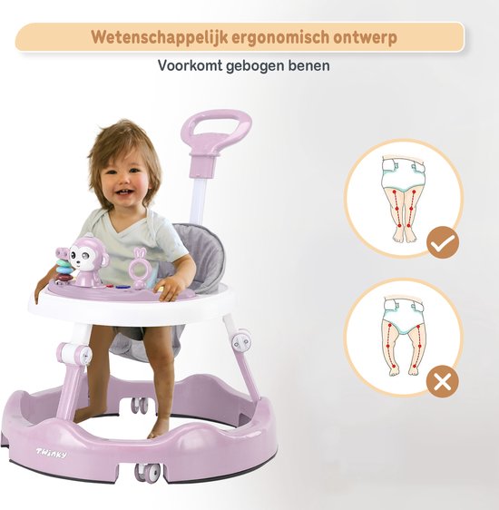 Twinky Loopstoel 2-in-1 Babywalker 3