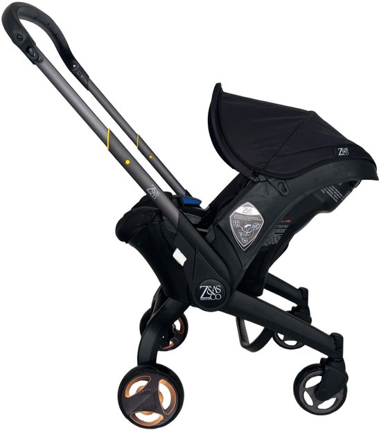 ZIA S & CO 3-in-1 Kinderwagen Zwart 3