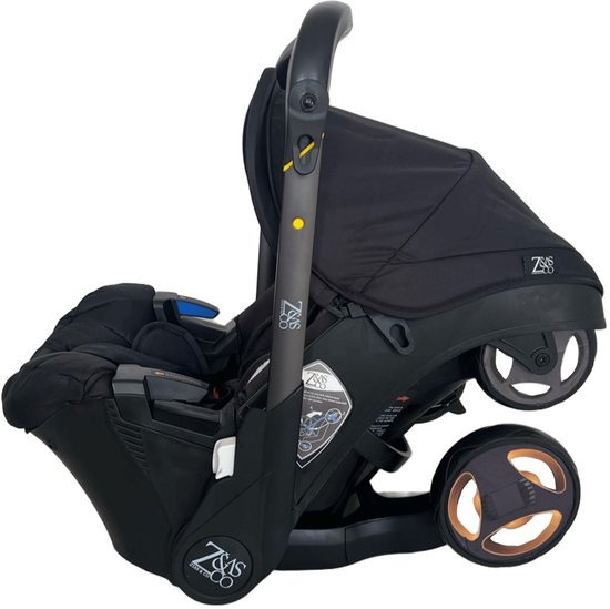 ZIA S & CO 3-in-1 Kinderwagen Zwart 4
