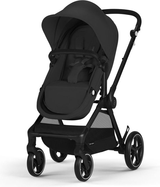 Cybex Kinderwagen Eos Basic BLK Moon Black Incl. Aton B2 i-Size & Adapter