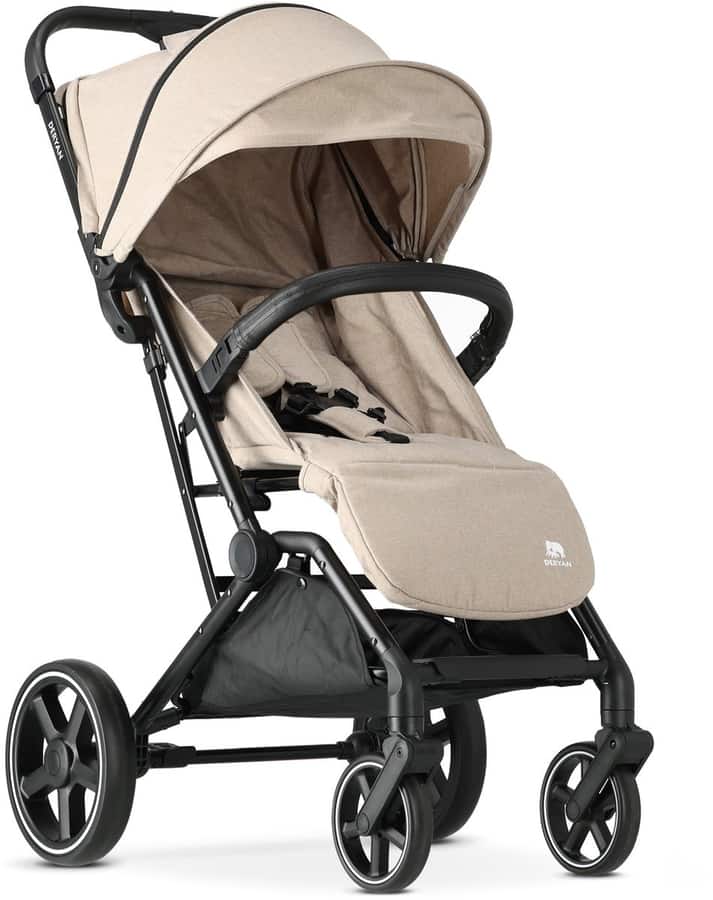 Deryan Rolo XL Buggy - Lichtgewicht Plooibuggy - Inklapbaar - Nougat