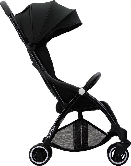 Hamilton by Yoop X1 Plus Buggy - MagicFold - Tot 22 kg - Premium Wandelwagen - Inklapbare Plooibuggy - Verlengde Zonnekap - Zwart