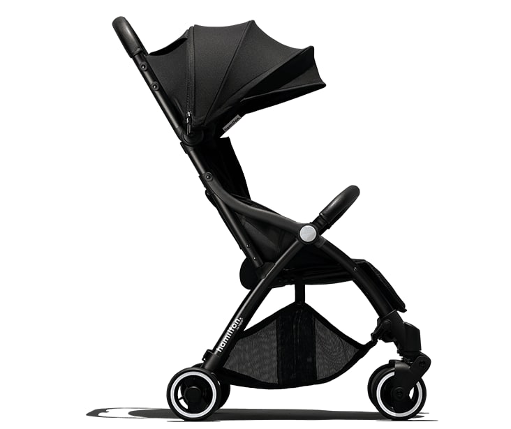 Hamilton by Yoop X1 Plus Buggy - MagicFold - Tot 22 kg - Premium Wandelwagen - Inklapbare Plooibuggy - Verlengde Zonnekap - Zwart