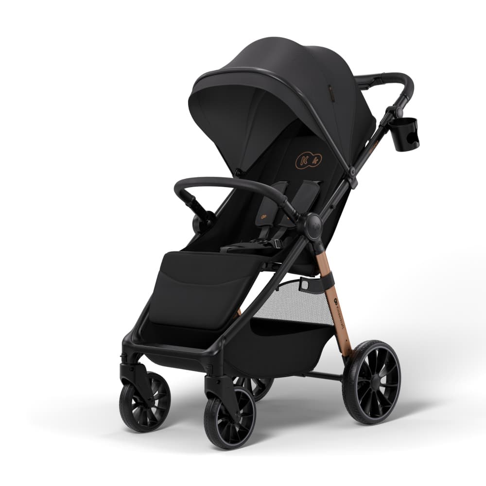 Kinderkraft GRANDE 2 Buggy - Grote wielen - Vlakke ligstand - Zwart