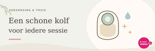 Illustratie bij een schone kolf voor iedere sessie met het Ik word mama-logo